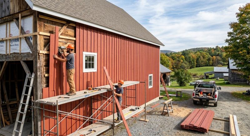 Barn Siding Installation in Essex Junction, VT