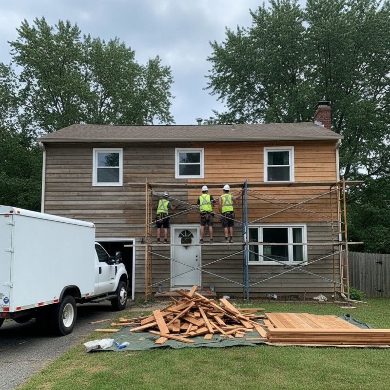 Barn Siding Replacement in Milton, VT