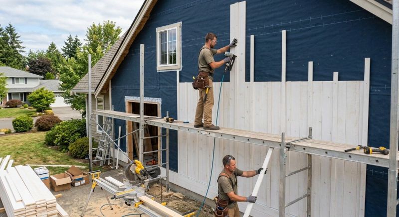 Batten Siding Installation in Franklin County, VT