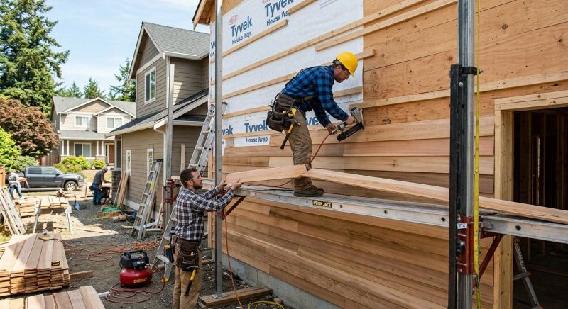 Batten Siding Installation in Huntington, VT
