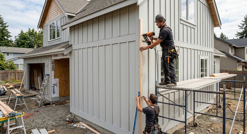 Batten Siding Installation in Williston, VT