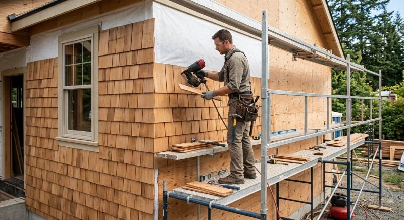 Cedar Siding Installation in South Burlington, VT