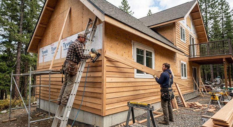 Cedar Siding Installation in Milton, VT