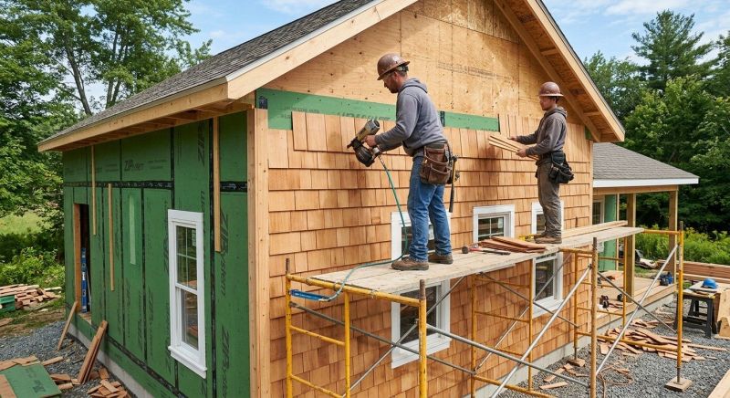 Cedar Siding Installation in Saint Albans, VT