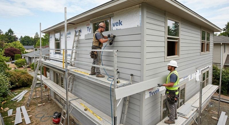 Cement Siding Installation in Huntington, VT