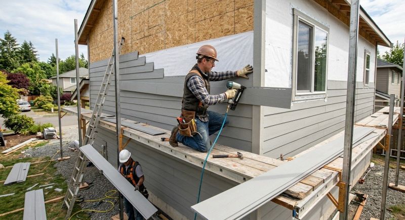 Cement Siding Installation in Milton, VT