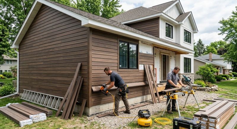 Composite Siding Installation in Bristol, VT