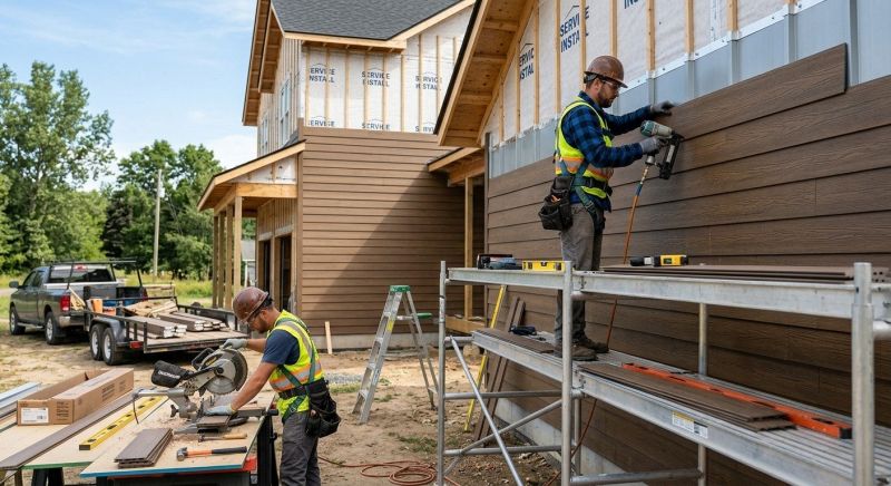 Composite Siding Installation in Plattsburgh, NY