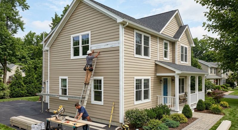 Dutch Lap Siding Installation in South Burlington, VT