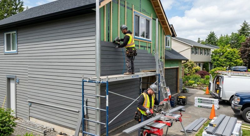 Engineered Siding Installation in Huntington, VT