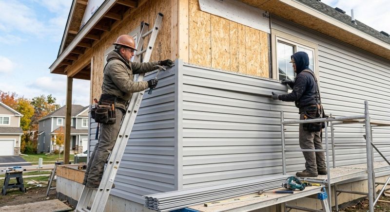 Engineered Siding Installation in Milton, VT