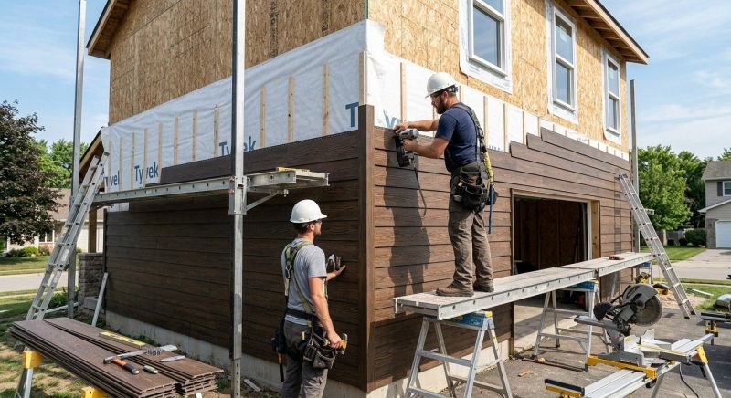 Faux Wood Siding Installation in South Burlington, VT