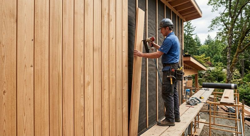 Faux Wood Siding Installation in Waterbury, VT