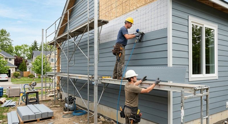 Fiber Cement Installation in Cambridge, VT