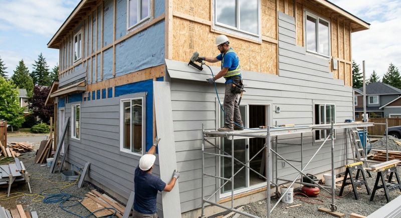 Fiber Cement Installation in Huntington, VT