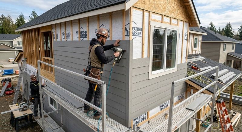 Fiber Siding Installation in Jeffersonville, VT