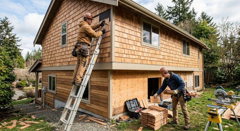 Hardwood Siding Installation in Essex Junction, VT