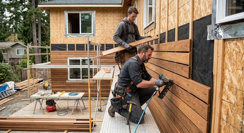 Hardwood Siding Installation in Grand Isle, VT