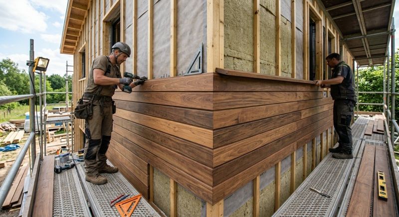 Hardwood Siding Installation in Huntington, VT