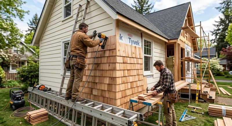 Hardwood Siding Installation in Jeffersonville, VT