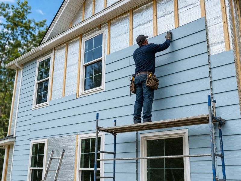 Insulated Siding Installation in Franklin County, VT