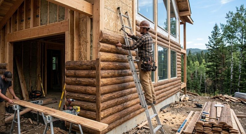 Log Siding Installation in South Burlington, VT