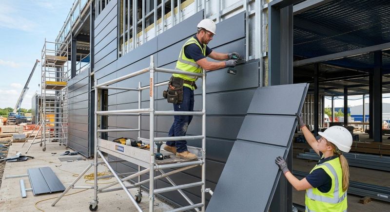 Metal Paneling Installation in South Burlington, VT