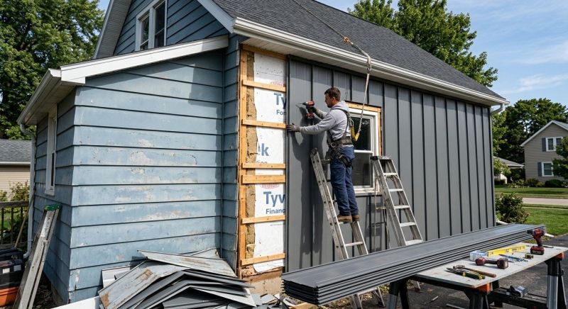 Metal Siding Installation in Bristol, VT