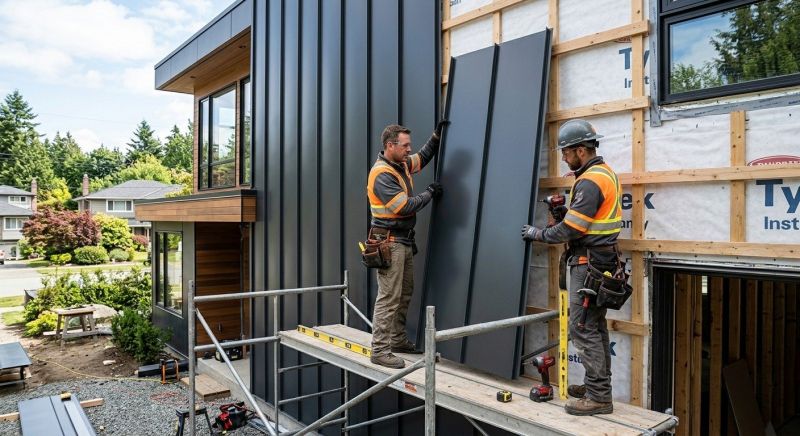 Metal Siding Installation in Huntington, VT