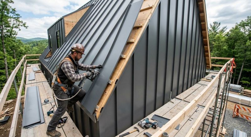 Metal Siding Installation in Huntington, VT
