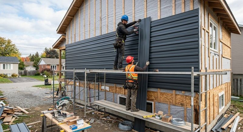 Metal Siding Installation in Williston, VT