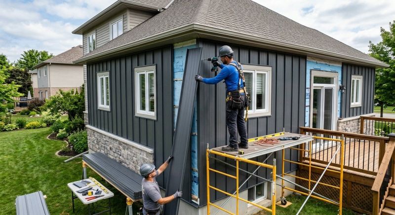 Metal Siding Replacement in Huntington, VT