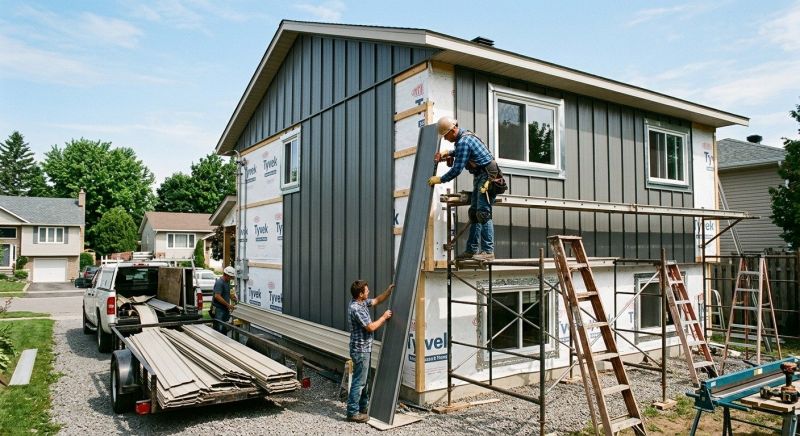 Metal Siding Replacement in Milton, VT