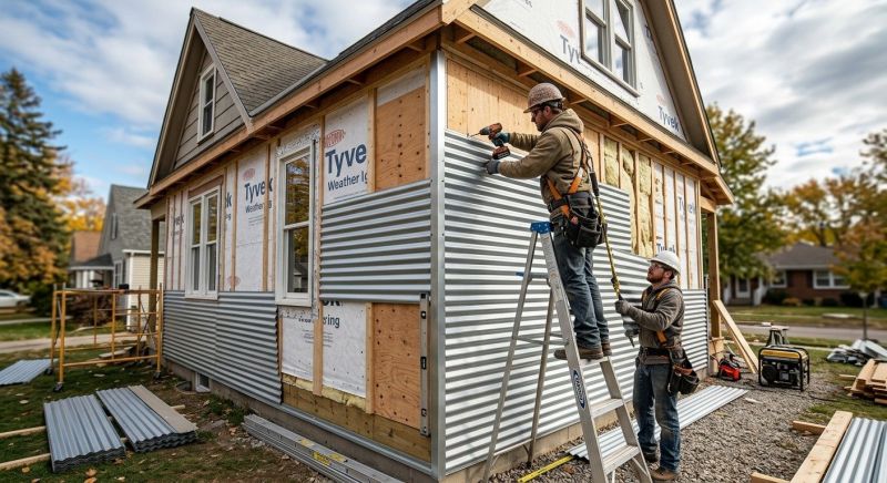 Metal Siding Replacement in Milton, VT
