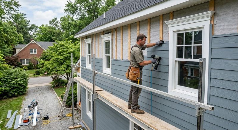 Polymer Siding Installation in South Burlington, VT