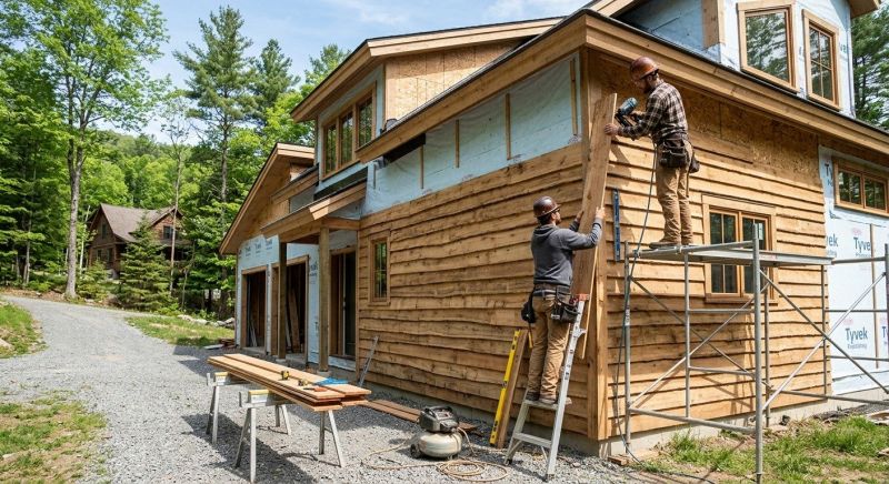 Rustic Siding Installation in South Burlington, VT