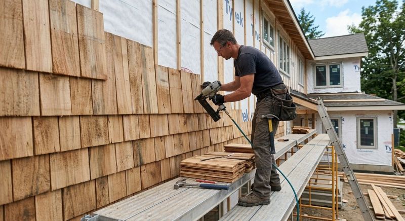 Shake Siding Installation in Bristol, VT
