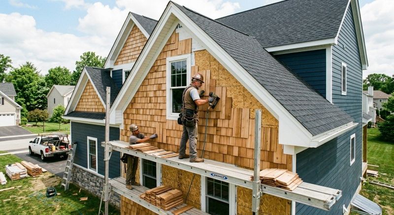 Shake Siding Installation in South Burlington, VT