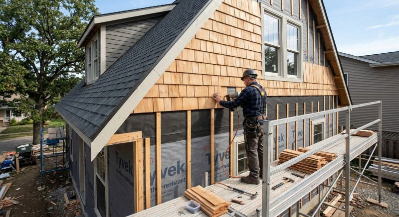 Shake Siding Installation in South Burlington, VT