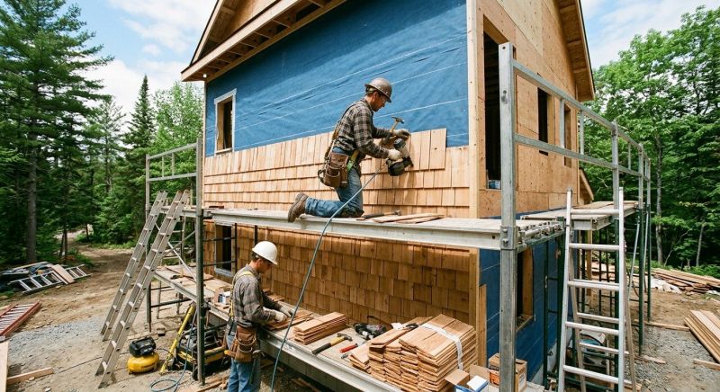 Shake Siding Installation in Williston, VT