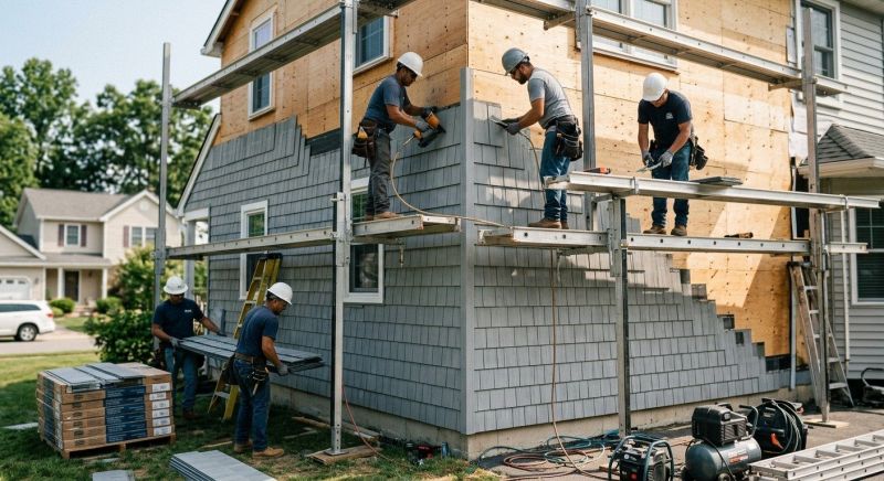 Shingle Siding Installation in South Burlington, VT
