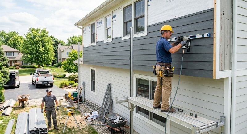 Synthetic Siding Installation in South Burlington, VT