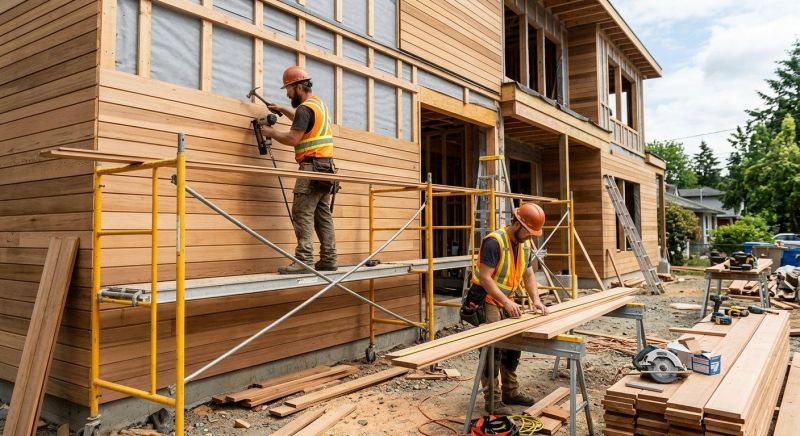 Wood Cladding Installation in Chittenden County, VT