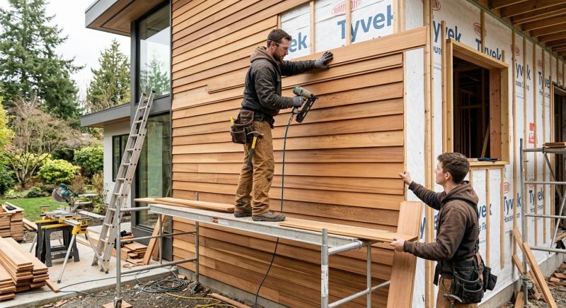 Wood Cladding Installation in Essex Junction, VT