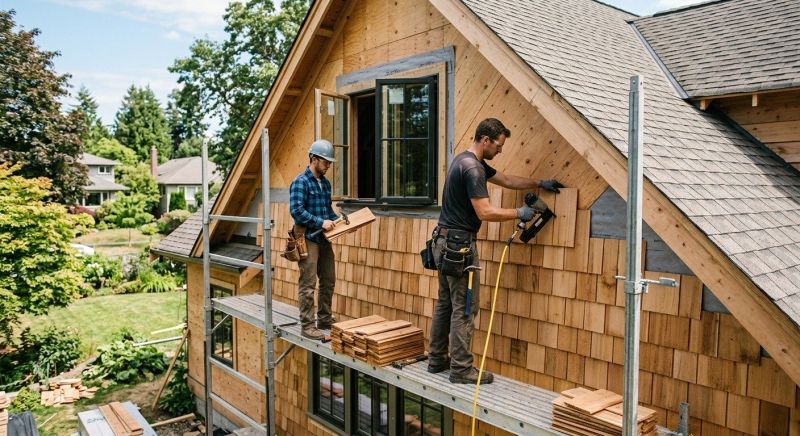 Wood Siding Installation in Bristol, VT