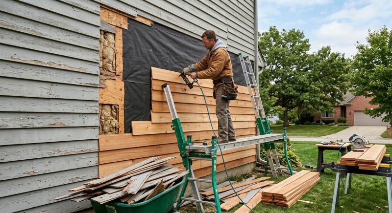 Wood Siding Replacement in Cambridge, VT