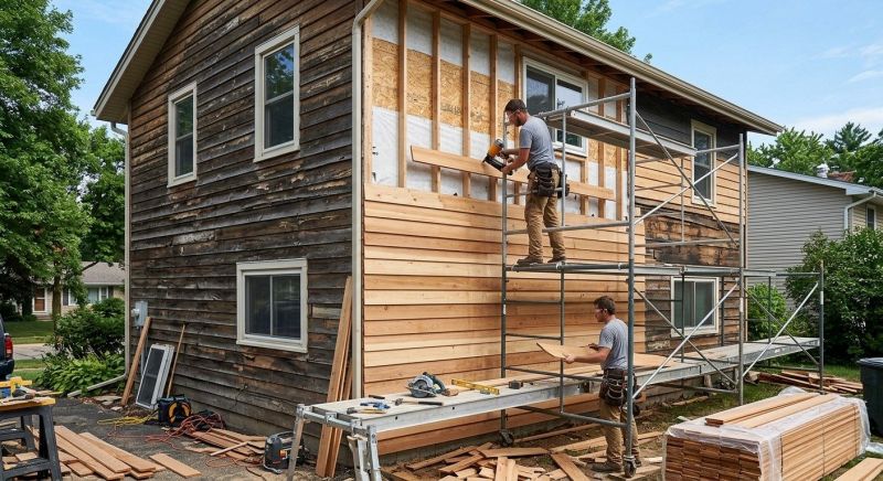 Wood Siding Replacement in Huntington, VT