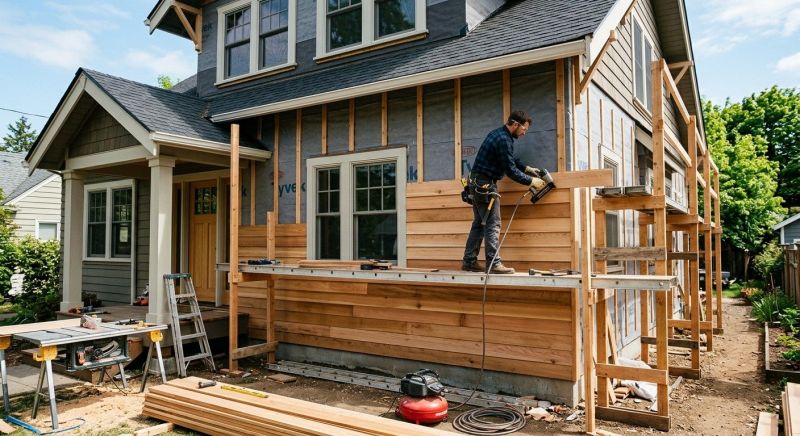 Wood Siding Replacement in Huntington, VT