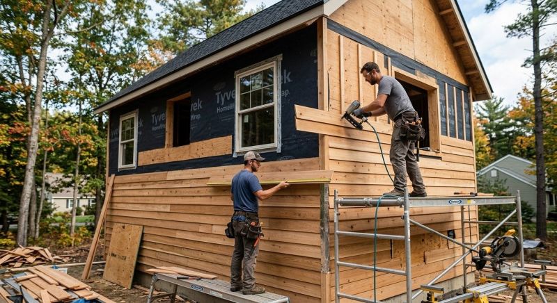Wood Siding Replacement in Jeffersonville, VT